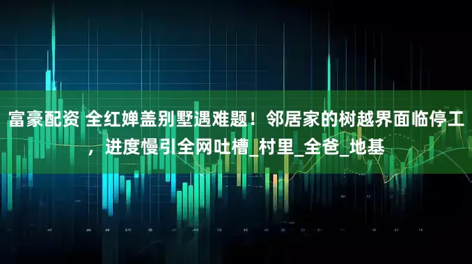 富豪配资 全红婵盖别墅遇难题！邻居家的树越界面临停工，进度慢引全网吐槽_村里_全爸_地基